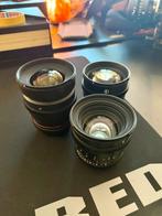 Samyang cine set 24 50 85 EF, Ophalen of Verzenden, Zo goed als nieuw