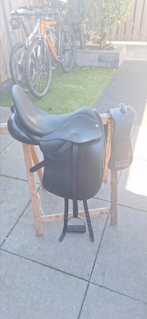 Zadel Anatomica G2 octant 17,5 insch zwart, Dieren en Toebehoren, Paarden en Pony's | Zadels, Gebruikt, Dressuur, Ophalen of Verzenden