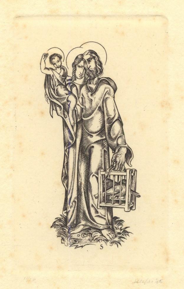0060 Ex Libris Nederland : Jan Sleper, 1946, Verzenden