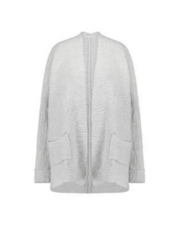 Studio Anneloes Jenny rib Cardigan grijs M beschikbaar voor biedingen