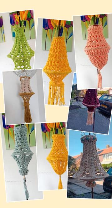 Nieuwe gehaakte ibiza, Bohemian  style lampen 6 voor €30 beschikbaar voor biedingen