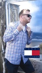 TOMMY HILFIGER🧐 reg fit geruite overhemd mt 41 (16), Overige kleuren, Tommy Hilfiger, Ophalen of Verzenden, Zo goed als nieuw