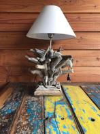 Lamp drijfhout nieuw uit indonesie oud used driftwood, Nieuw, Ophalen of Verzenden, Hout, 50 tot 75 cm