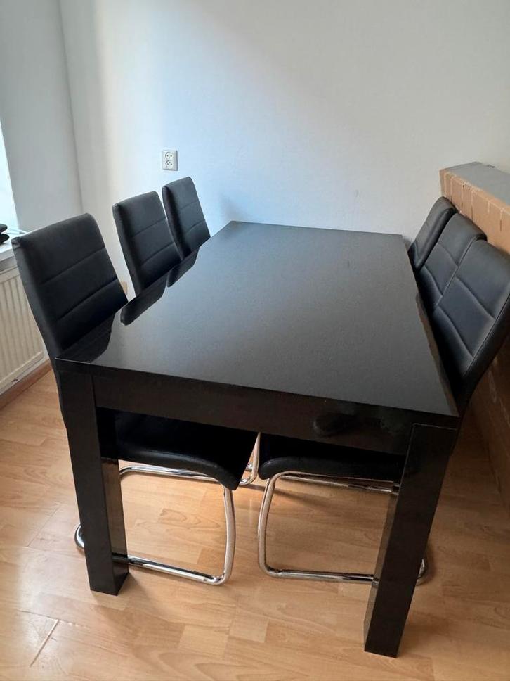 Complete Woonkamer Set: Eettafel, Dressoir & Salontafel, Huis en Inrichting, Tafels | Eettafels, Gebruikt, 150 tot 200 cm, Vijf personen of meer