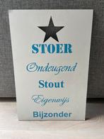 Houten bord decoratie kinderkamer, Ophalen of Verzenden, Zo goed als nieuw, Wanddecoratie