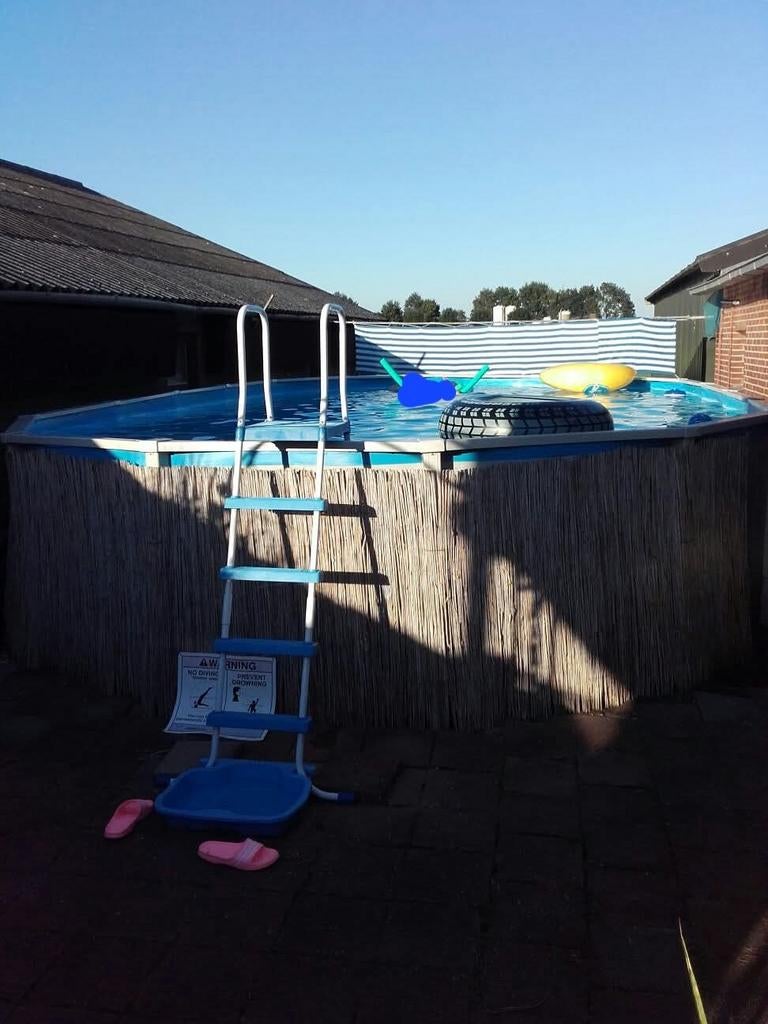 Zwembad Diana interline met verwarming, Tuin en Terras, 200 tot 300 cm, Opzetzwembad, Rechthoekig, Ophalen