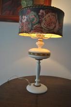 Schemerlamp, vintage, metaal, Verzamelen, Retro, Ophalen of Verzenden, Huis en Inrichting