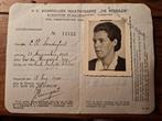 Ausweis 1944 De Schelde Dornier vliegtuig fabriek, Verzamelen, Militaria | Tweede Wereldoorlog, Ophalen of Verzenden, Nederland