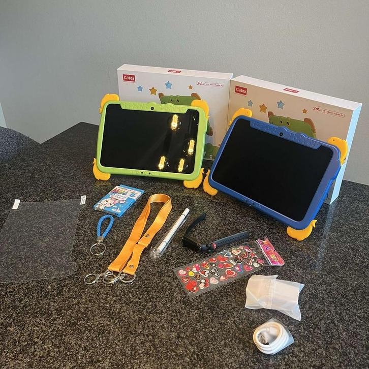 *Nieuwe* Kinder Tablet - 10 Inch - Met Leuke Accessoires, Computers en Software, Android Tablets, Nieuw, Wi-Fi en Mobiel internet