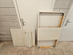 Houten tafel met opbergvak: 140x80x75 (lxbxh), Ophalen, Gebruikt, 100 tot 150 cm, 50 tot 100 cm