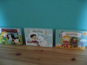  3 Vingerpopboekjes van mijn vriendin en ik /kind met dier.. beschikbaar voor biedingen