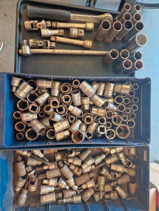 Gedore doppenset 1/2 duims, Auto diversen, Autogereedschap, Gebruikt, Ophalen