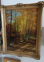 Te koop, Olieverf schilderij met lijst van F. Baayens, mooi., Ophalen of Verzenden