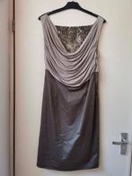 Feestjurk Cocktailjurk Patrizia Dini maat 40, Maat 38/40 (M), Beige, Nieuw, Cocktailjurk