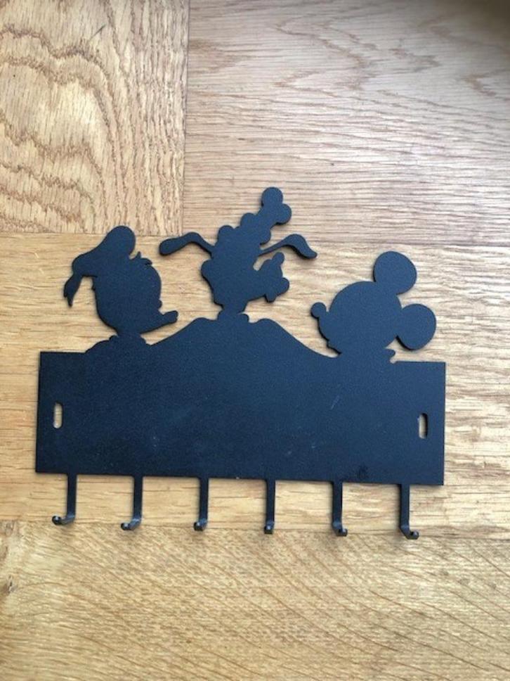 Disney kinderkapstokje: Donald, Goofy en Mickey Mouse, Huis en Inrichting, Woonaccessoires | Kapstokken, Zo goed als nieuw, Kinderkapstok