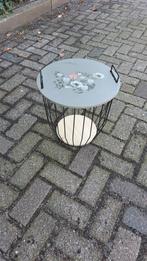 Bij zet draad mand  7.50, Huis en Inrichting, Tafels | Bijzettafels, 45 tot 60 cm, Minder dan 55 cm, Metaal of Aluminium, Rond