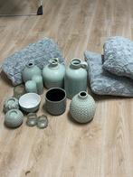 Mintgroene accessoires, Huis en Inrichting, Woonaccessoires | Vazen, Ophalen of Verzenden, Zo goed als nieuw