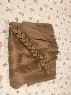 Gordijn, Huis en Inrichting, 100 tot 150 cm, Bruin, 100 tot 150 cm, Ophalen of Verzenden