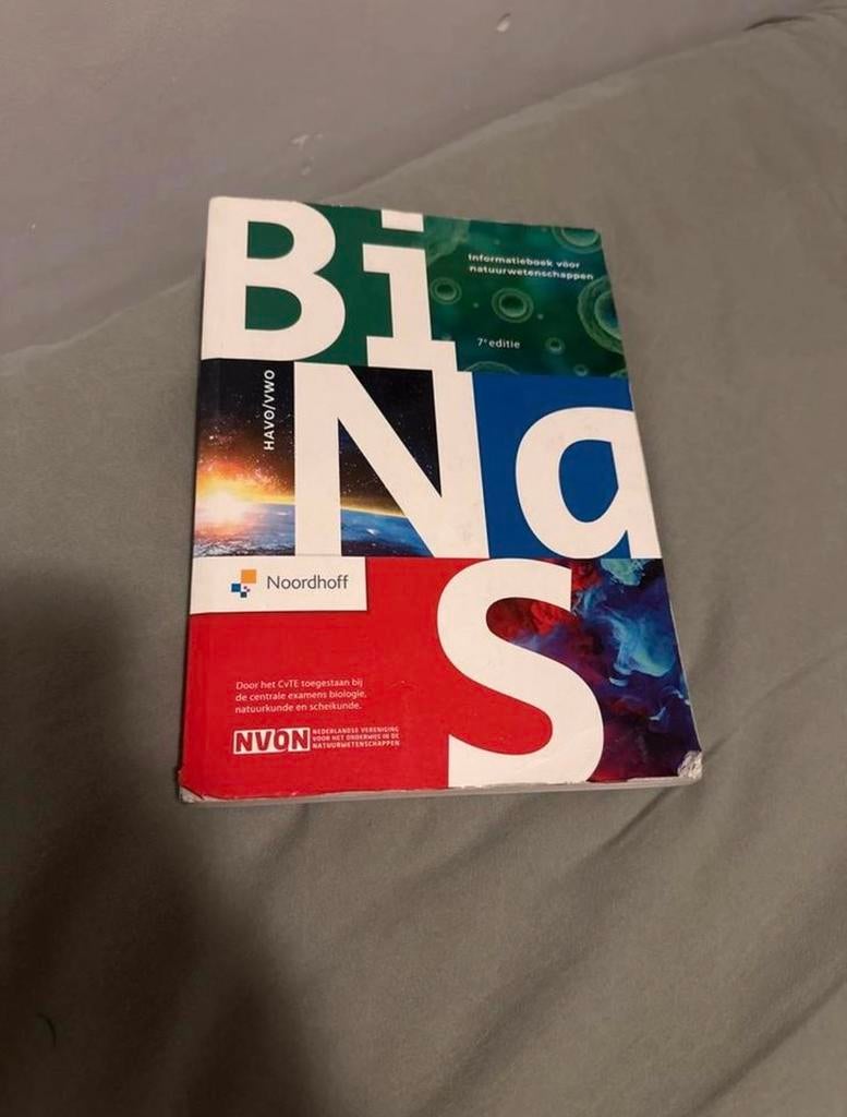 Binas Havo/Vwo 7e editie, Boeken, Schoolboeken, Ophalen of Verzenden, Gelezen, HAVO, Biologie