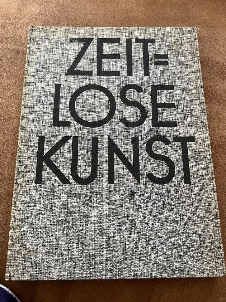 Zeitlose Kunst, zweite veranderte auflage 1937, Boeken, Kunst en Cultuur | Beeldend, Gelezen, Schilder- en Tekenkunst, Ophalen of Verzenden