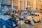 Poster Volkswagen Wolfsburg 1945, Verzamelen, Verzenden, Auto's