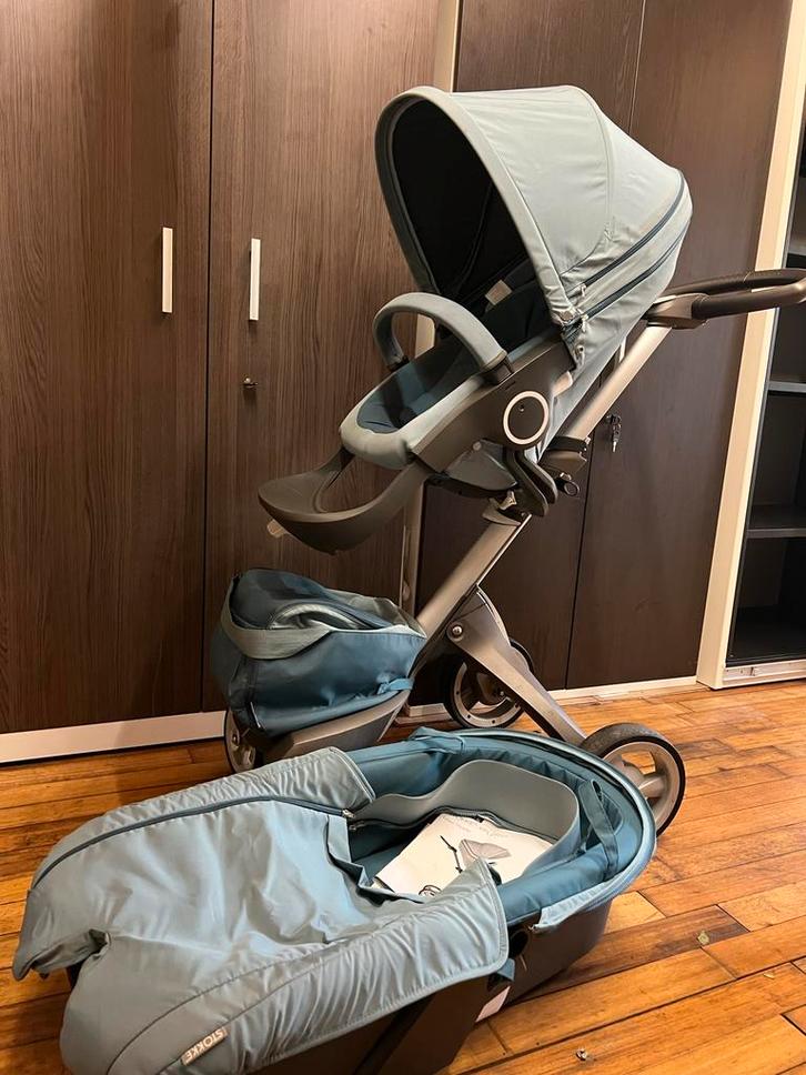 Stokke Xplory Kinderwagen met Reiswieg, Kinderen en Baby's, Kinderwagens en Combinaties, Zo goed als nieuw, Kinderwagen, Met reiswieg