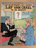 Sjef van Oekel in de bocht stripboek, Boeken, Gelezen, Ophalen of Verzenden, Theo van den Boogaard & Wim T. Schippers, Eén stripboek