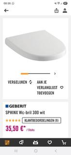 Geberit wc bril basic NIEUW., Doe-het-zelf en Verbouw, Ophalen, Nieuw, Toilet