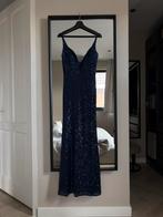 Heykyla Swing jurk donkerblauw met pailletten maat xs!, Ophalen of Verzenden, Zo goed als nieuw, Maat 34 (XS) of kleiner, Blauw