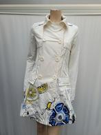 Desigual jas wit maat 36/S, Kleding | Dames, Jassen | Zomer, Wit, Ophalen of Verzenden, Zo goed als nieuw, Desigual