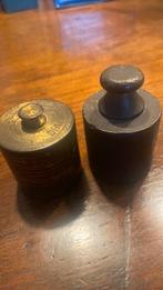 2 oude koperen, 500 gram, Ophalen of Verzenden