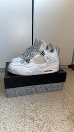 Jordan 4 pure money white wit jordans nike Maat 45, US 11, Wit, Ophalen of Verzenden, Sneakers of Gympen, Gedragen
