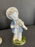 Vintage Porseleinen Beeldjes Muzikanten Set, Ophalen of Verzenden