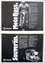 9 vintage advertenties reclames Maico motorfiets 77-81 cross, Verzenden, Gebruikt, Motoren