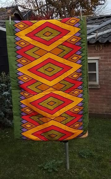 💐VINTAGE SLAAPZAK VROLIJKE KLEURTJES beschikbaar voor biedingen