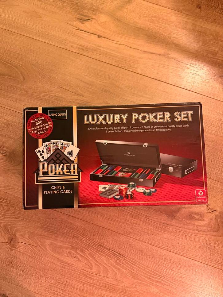 Luxe Pokerset - Nieuw in doos!, Hobby en Vrije tijd, Denksport en Puzzels, Nieuw, Overige typen, Ophalen