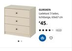 Selling gursken ladekast, Huis en Inrichting, Ophalen, 50 tot 100 cm, Zo goed als nieuw, Minder dan 100 cm