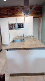 Keukenblok, Huis en Inrichting, Keuken | Complete keukens, Ophalen, Wit, Enkelwandige keuken, Zo goed als nieuw