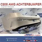 W205 C KLASSE COUPÉ CABRIO AMG ACHTERBUMPER WIT + DIFFUSER o, Gebruikt, -, Ophalen of Verzenden, Achter