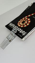 2 x vintage lucite grote XL set knijpers bureau accessoires, Gebruikt, ., Ophalen of Verzenden, .