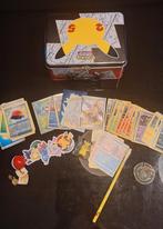 Blikken bewaardoos met originele Pokémonkaarten, Ophalen of Verzenden, Nieuw, Meerdere kaarten, Foil