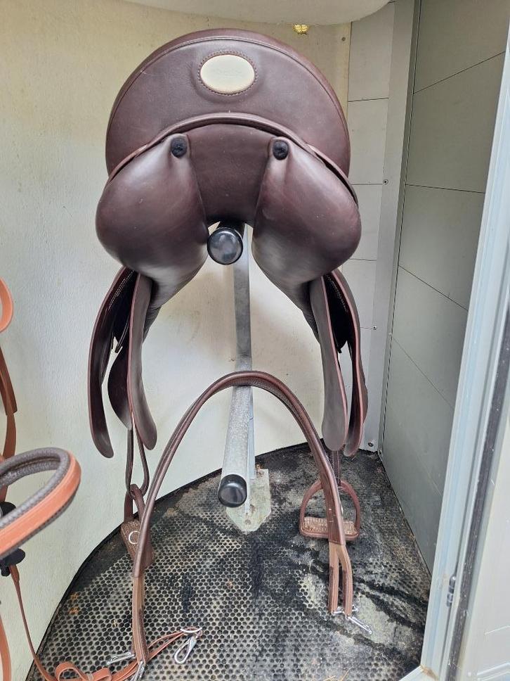 Prestige Roma VZ zadel 17inch - bruin, Dieren en Toebehoren, Paarden en Pony's | Zadels, Gebruikt, Recreatie, Ophalen