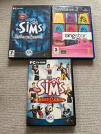 Gratis af te halen: 3 PC/PS2 spellen (Sims, Singstar), Ophalen, Gebruikt, 1 speler, Eén computer