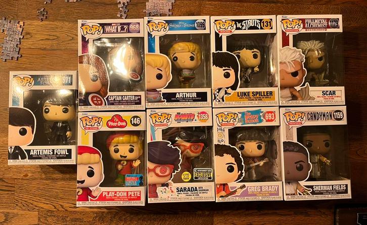 Funko pops disney, horror, anime, TV, Hobby en Vrije tijd, Stickers en Plaatjes, Zo goed als nieuw, Plaatje, Ophalen of Verzenden