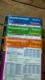 Duits. Woordenschat/ werkwoorden/ grammatica wijzers., Nieuw, Ophalen of Verzenden
