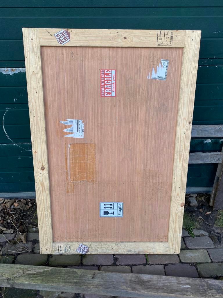 Transportkist voor schilderijen etc; 128x87x8, Ophalen, Zo goed als nieuw, Penseel of Kwast
