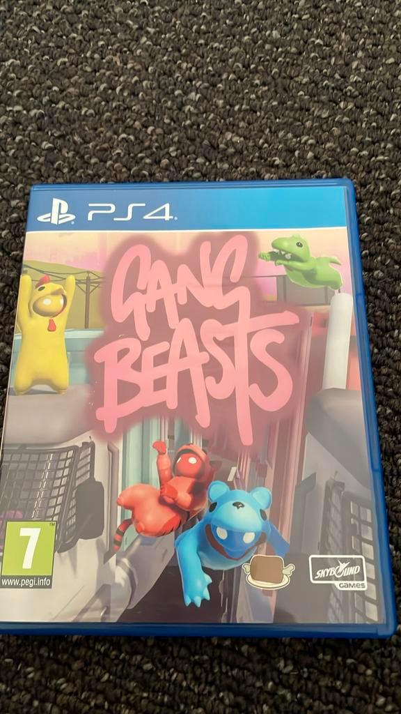 Gang Beasts, PS4 (kan ook op PS5), Spelcomputers en Games, Games | Sony PlayStation 4, Zo goed als nieuw, Overige genres, 1 speler