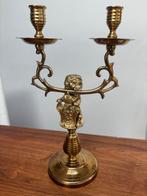 Amsterdamse koperen kandelaar, Antiek en Kunst, Antiek | Kandelaars, Ophalen of Verzenden, Koper of Brons