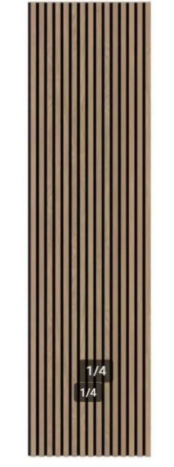 Wandpaneel Wandpanelen Bruin 270x60cm beschikbaar voor biedingen