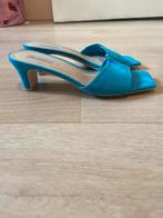 blauwe muiltjes maat 37, Ophalen of Verzenden, Gedragen, Blauw, Sandalen of Muiltjes